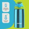 imageContigo Aubrey LeakProof SpillProof Insulated Stainless Steel Water Bottle 13 OzBlue RaspberryCool Lime