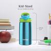 imageContigo Aubrey LeakProof SpillProof Insulated Stainless Steel Water Bottle 13 OzBlue RaspberryCool Lime