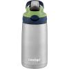 imageContigo Aubrey LeakProof SpillProof Insulated Stainless Steel Water Bottle 13 OzBlueberryGreen Apple