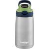 imageContigo Aubrey LeakProof SpillProof Insulated Stainless Steel Water Bottle 13 OzBlueberryGreen Apple