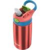 imageContigo Aubrey LeakProof SpillProof Insulated Stainless Steel Water Bottle 13 OzCoralBlue Poppy