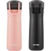 imageContigo Jackson Chill 20 Water Bottle with AUTOPOP Lid 20 oz 2PackPink Lemonade  Licorice