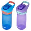 imageContigo Jessie Kids Water Bottle LeakProof Lid 14oz DishwasherSafe Fits Most Cup Holders 2Pack Blue PoppyCoral ampamp AmethystJadeBlue PoppyCoral  AmethystJade