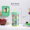imageContigo Kids Leighton SpillProof Stainless Steel Paw Patrol Tumbler with Straw 12oz Beach Day GreenPaw Patrol Beach Day