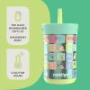 imageContigo Kids Leighton SpillProof Stainless Steel Paw Patrol Tumbler with Straw 12oz Beach Day GreenPaw Patrol Beach Day
