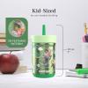 imageContigo Kids Leighton SpillProof Stainless Steel Paw Patrol Tumbler with Straw 12oz Beach Day GreenPaw Patrol Dino Treks