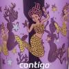 imageContigo Kids SpillProof Tumbler with Straw 14 oz 2 PackEggplant with Mermaid