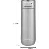 imageContigo Luxe VacuumInsulated Stainless Steel Thermal Travel Mug 16 Ounces MonacoStainless Steel