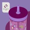 imageContigo Paw Patrol SpillProof Kids Tumbler with Straw  BPAFree Plastic Water Bottle  14oz 2Pack for Home School TravelGrape Tulips GFX