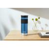 imageContigo SNAPSEAL Insulated Stainless Steel Travel Mug with Grip 16oz Blueberry Transparent Satin ampamp Gold MorelBlue Corn