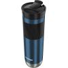 imageContigo SNAPSEAL Insulated Stainless Steel Travel Mug with Grip 16oz Blueberry Transparent Satin ampamp Gold MorelBlueberry