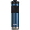 imageContigo SNAPSEAL Insulated Stainless Steel Travel Mug with Grip 16oz Blueberry Transparent Satin ampamp Gold MorelBlueberry
