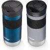 imageContigo SNAPSEAL Insulated Stainless Steel Travel Mug with Grip 16oz Blueberry Transparent Satin ampamp Gold MorelBlueberryGold Morel