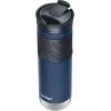 imageContigo SNAPSEAL Insulated Stainless Steel Travel Mug with Grip 16oz Blueberry Transparent Satin ampamp Gold MorelMidnight Berry