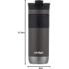 imageContigo SNAPSEAL Insulated Stainless Steel Travel Mug with Grip 16oz Blueberry Transparent Satin ampamp Gold MorelSake