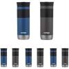 imageContigo SNAPSEAL Insulated Stainless Steel Travel Mug with Grip 16oz Blueberry Transparent Satin ampamp Gold MorelSakeBlue Corn