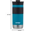 imageContigo SNAPSEAL Insulated Stainless Steel Travel Mug with Grip 16oz Blueberry Transparent Satin ampamp Gold MorelSakeJuniper