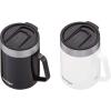 imageContigo Streeterville Stainless Steel Travel Mugs 14oz Stylish Duo Pack with SplashProof Lid VacuumInsulated Coffee Mugs with Handle ampamp Grip Base Dishwasher Safe  Licorice ampamp SaltLicorice  Salt