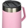 imageContigo Streeterville Stainless Steel Travel Mugs 14oz Stylish Duo Pack with SplashProof Lid VacuumInsulated Coffee Mugs with Handle ampamp Grip Base Dishwasher Safe  Licorice ampamp SaltAzalea Powder Coat Speckle