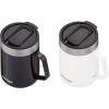 imageContigo Streeterville Stainless Steel Travel Mugs 14oz Stylish Duo Pack with SplashProof Lid VacuumInsulated Coffee Mugs with Handle ampamp Grip Base Dishwasher Safe  Licorice ampamp SaltLicorice  Salt