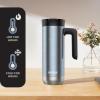 imageContigo Superior 20 Stainless Steel Travel Mug with Handle with SNAPSEAL Lid 20ozDark Ice