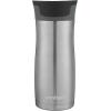 imageContigo West Loop Stainless Steel VacuumInsulated Travel Mug with SpillProof Lid 16oz 2Pack Very Berry ampamp Steel Colors Keeps Hot to 5h ampamp Cold to 12hGrapevine  Stainless Steel