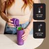 imageContigo West Loop Stainless Steel VacuumInsulated Travel Mug with SpillProof Lid 16oz 2Pack Very Berry ampamp Steel Colors Keeps Hot to 5h ampamp Cold to 12hViolet