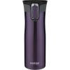 imageContigo West Loop Stainless Steel VacuumInsulated Travel Mug with SpillProof Lid 16oz 2Pack Very Berry ampamp Steel Colors Keeps Hot to 5h ampamp Cold to 12hViolet