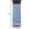 imageContigo West Loop Stainless Steel VacuumInsulated Travel Mug with SpillProof Lid 16oz 2Pack Very Berry ampamp Steel Colors Keeps Hot to 5h ampamp Cold to 12hEarl Grey