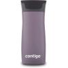 imageContigo West Loop Stainless Steel VacuumInsulated Travel Mug with SpillProof Lid 16oz 2Pack Very Berry ampamp Steel Colors Keeps Hot to 5h ampamp Cold to 12hDark Plum