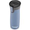 imageContigo West Loop Stainless Steel VacuumInsulated Travel Mug with SpillProof Lid 16oz 2Pack Very Berry ampamp Steel Colors Keeps Hot to 5h ampamp Cold to 12hEarl Grey