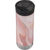 imageHuron VacuumInsulated Stainless Steel Travel Mug 16oz Licorice  LeakProof Lid for HotCold Beverages Fits Most Cup Holdersand BrewersPink Marble