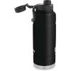 imagebubba Trailblazer Insulated Stainless Steel Water Bottle with Straw Lid 40oz Limelight Powder CoatLicorice