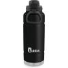 imagebubba Trailblazer Insulated Stainless Steel Water Bottle with Straw Lid 40oz Limelight Powder CoatLicorice