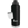 imagebubba Trailblazer Insulated Stainless Steel Water Bottle with Straw Lid 40oz Limelight Powder CoatLicorice