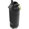 imagebubba Trailblazer Insulated Stainless Steel Water Bottle with Straw Lid 40oz Limelight Powder CoatLicorice Powder Coat