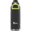 imagebubba Trailblazer Insulated Stainless Steel Water Bottle with Straw Lid 40oz Limelight Powder CoatLicorice Powder Coat