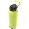 imagebubba Trailblazer Insulated Stainless Steel Water Bottle with Straw Lid 40oz Limelight Powder CoatLimelight