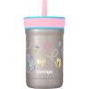 imageContigo Kids Leighton SpillProof Stainless Steel Paw Patrol Tumbler with Straw 12oz Beach Day GreenRaspberryAzalea Butterflies  Honeybees GFX