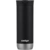 imageHuron VacuumInsulated Stainless Steel Travel Mug 16oz Licorice  LeakProof Lid for HotCold Beverages Fits Most Cup Holdersand BrewersLicorice