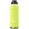 imagebubba Trailblazer Insulated Stainless Steel Water Bottle with Straw Lid 40oz Limelight Powder CoatLimelight