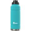 imagebubba Trailblazer Insulated Stainless Steel Water Bottle with Straw Lid 40oz Limelight Powder CoatScuba