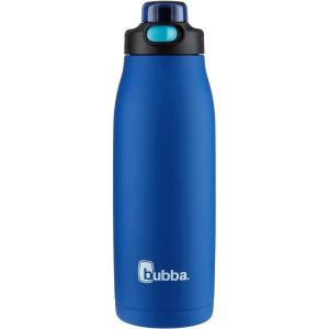 imageBubba Radiant Stainless Steel PushButton Chug Lid 24oz Water Bottle Medium Rubberized ScubaCobalt
