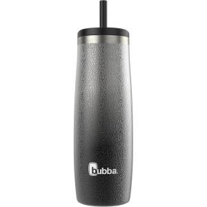imageBubba Radiant Stainless Steel PushButton Chug Lid 24oz Water Bottle Medium Rubberized ScubaLicorice Crystal Ombre