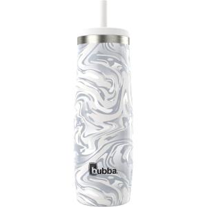 imageBubba Radiant Stainless Steel PushButton Chug Lid 24oz Water Bottle Medium Rubberized ScubaLight Stone Marble Swirl