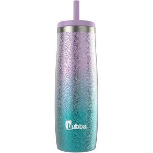 imageBubba Radiant Stainless Steel PushButton Chug Lid 24oz Water Bottle Medium Rubberized ScubaLilac Dream Crystal Ombre