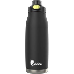 imageBubba Radiant Stainless Steel PushButton Chug Lid 24oz Water Bottle Medium Rubberized ScubaRubberized Licorice