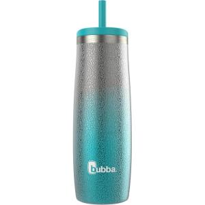 imageBubba Radiant Stainless Steel PushButton Chug Lid 24oz Water Bottle Medium Rubberized ScubaScuba Crystal Ombre