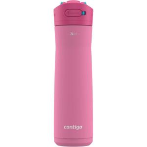 imageContigo 24oz Leakproof Stainless Steel Water Bottle with Straw ampamp Handle Dual Insulated for Cold ampamp Hot Drinks Pack of 2Azalea