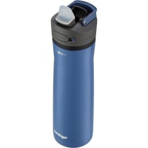 imageContigo 24oz Leakproof Stainless Steel Water Bottle with Straw ampamp Handle Dual Insulated for Cold ampamp Hot Drinks Pack of 2Blue Corn